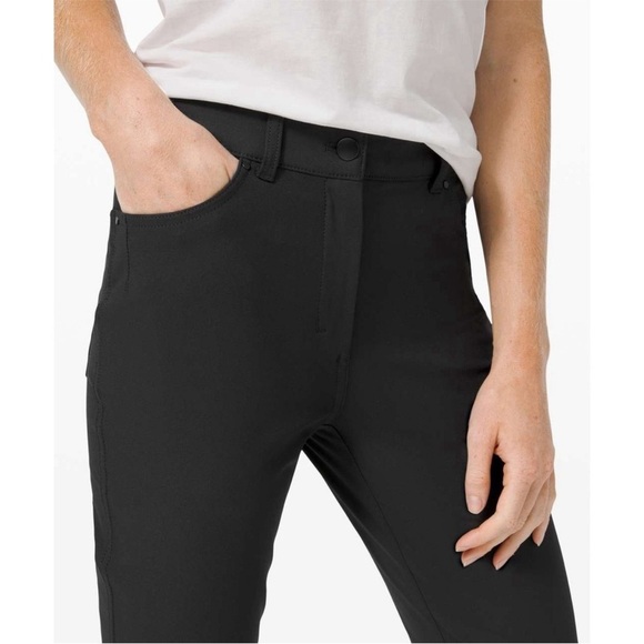 LULULEMON | City Sleek 5-Pocket 7/8 Pants Black Size 4 - Picture 10 of 11